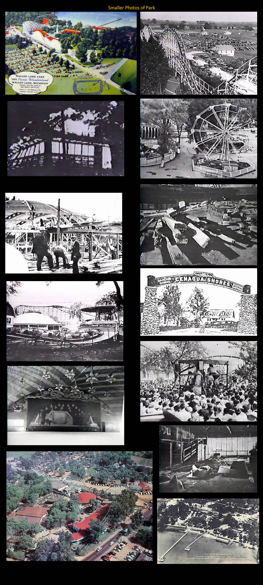 Walled Lake Amusement Park (Walled Lake Park) - Small Photos Of Park (newer photo)